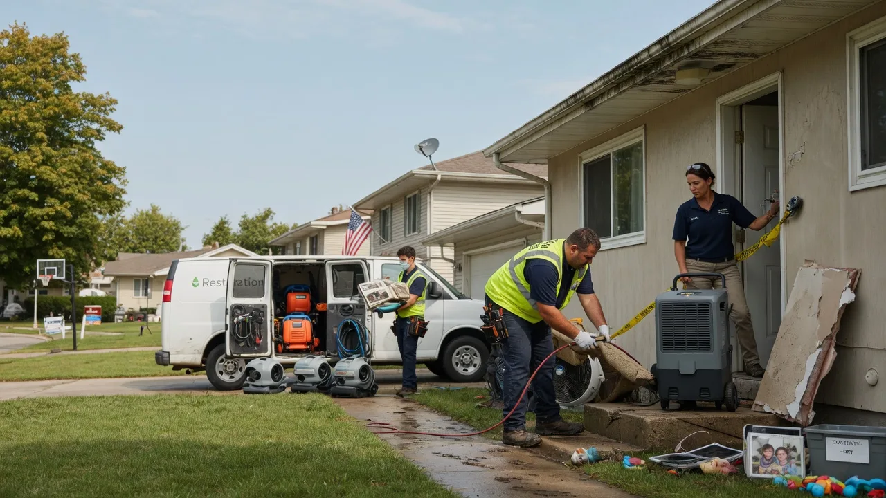 Water Damage Restoration in Wheatland, IN near me